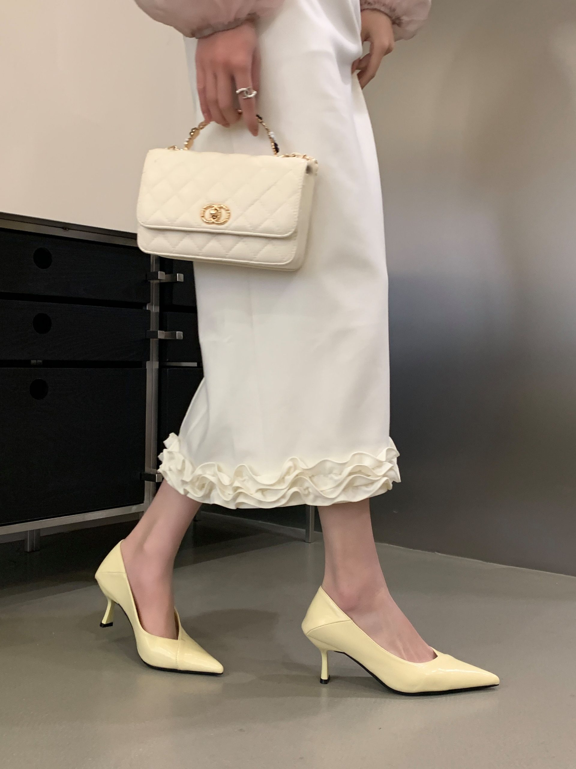 2026 New Style Women's High Heel Pointed Toe Slip-On Shoes Elegant Fashion Casual PU Leather - Image 4