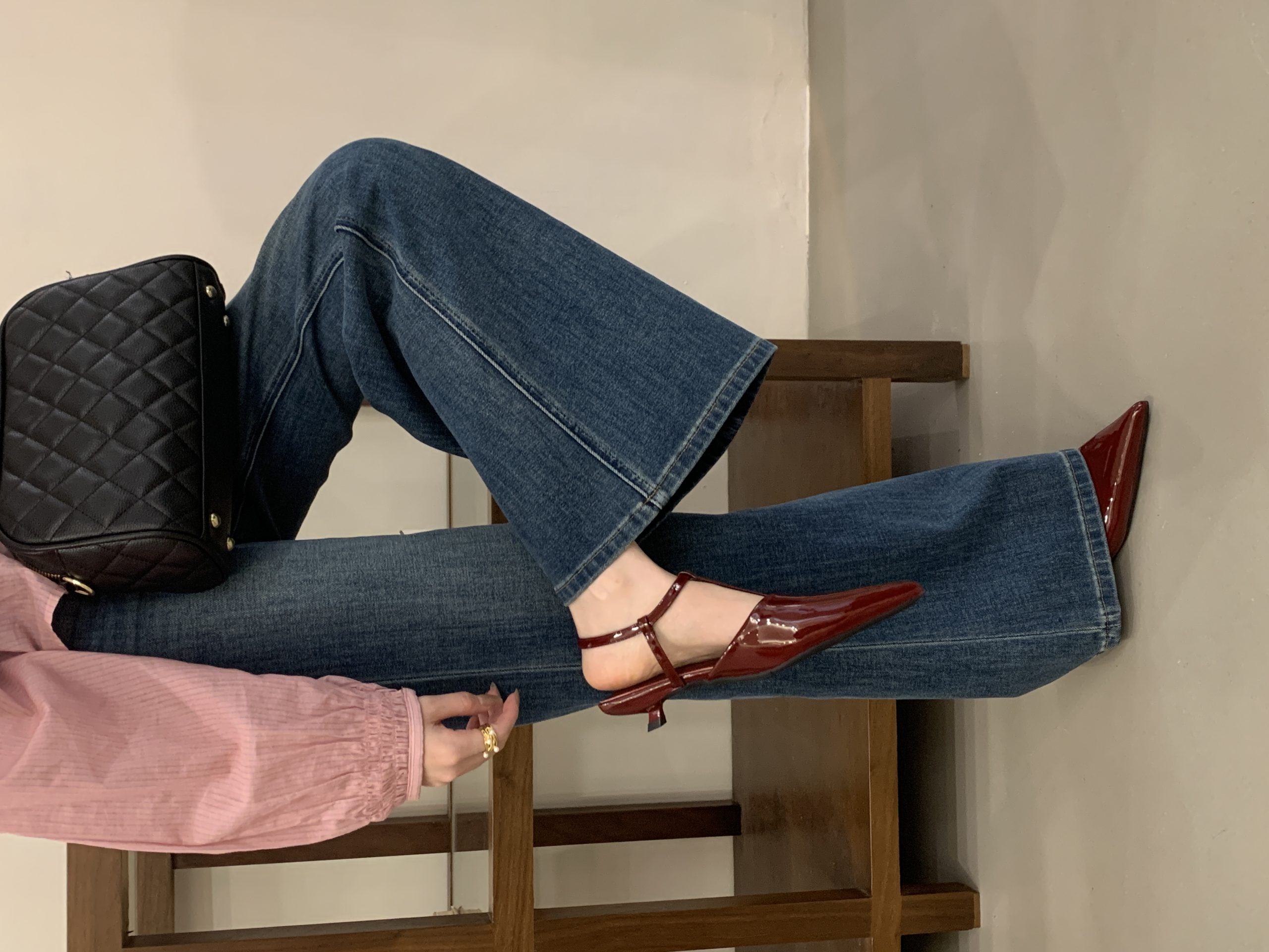2026 New French Style Pointed Toe Thin Heel Slingback Sandals Women Mid Heel One Strap Commuter High Heels