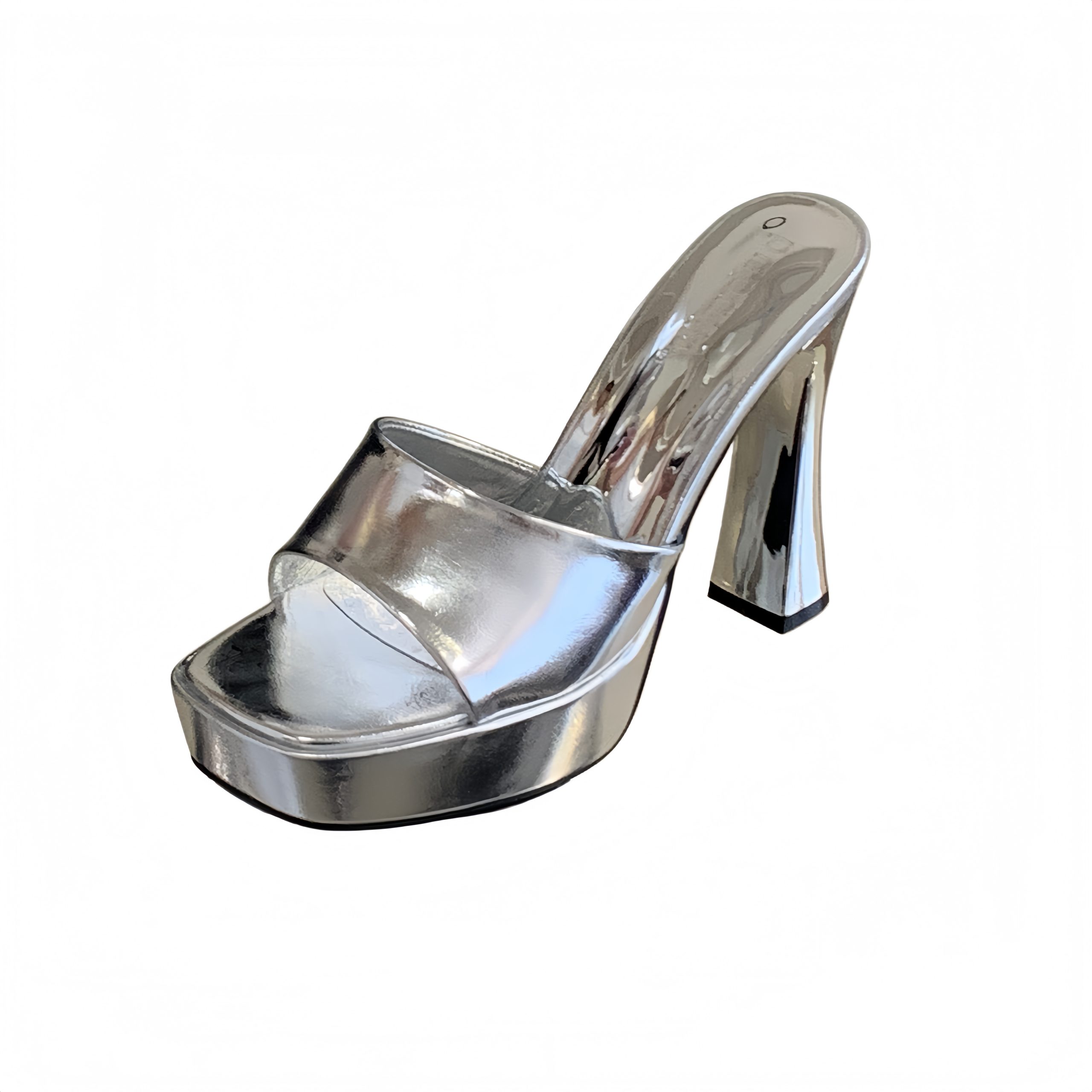 BUBUFLY Women's 2026 New Chunky Heel Square Toe Slip-On Sandals with Platform, Elegant French Style Open Toe High Heels - Image 5